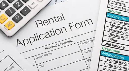 The problem with rental applications
